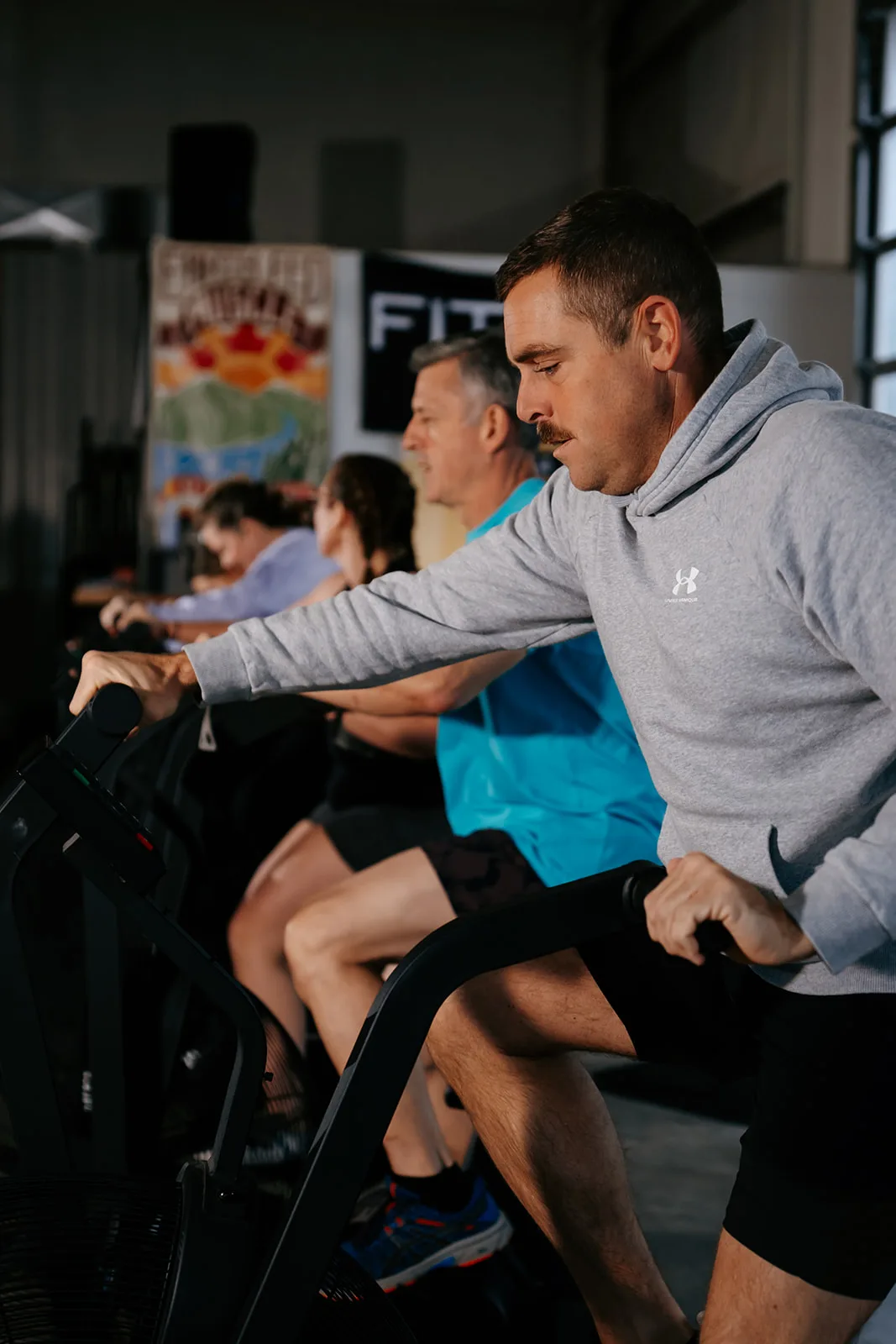 Group cardio training at Elevate Motion