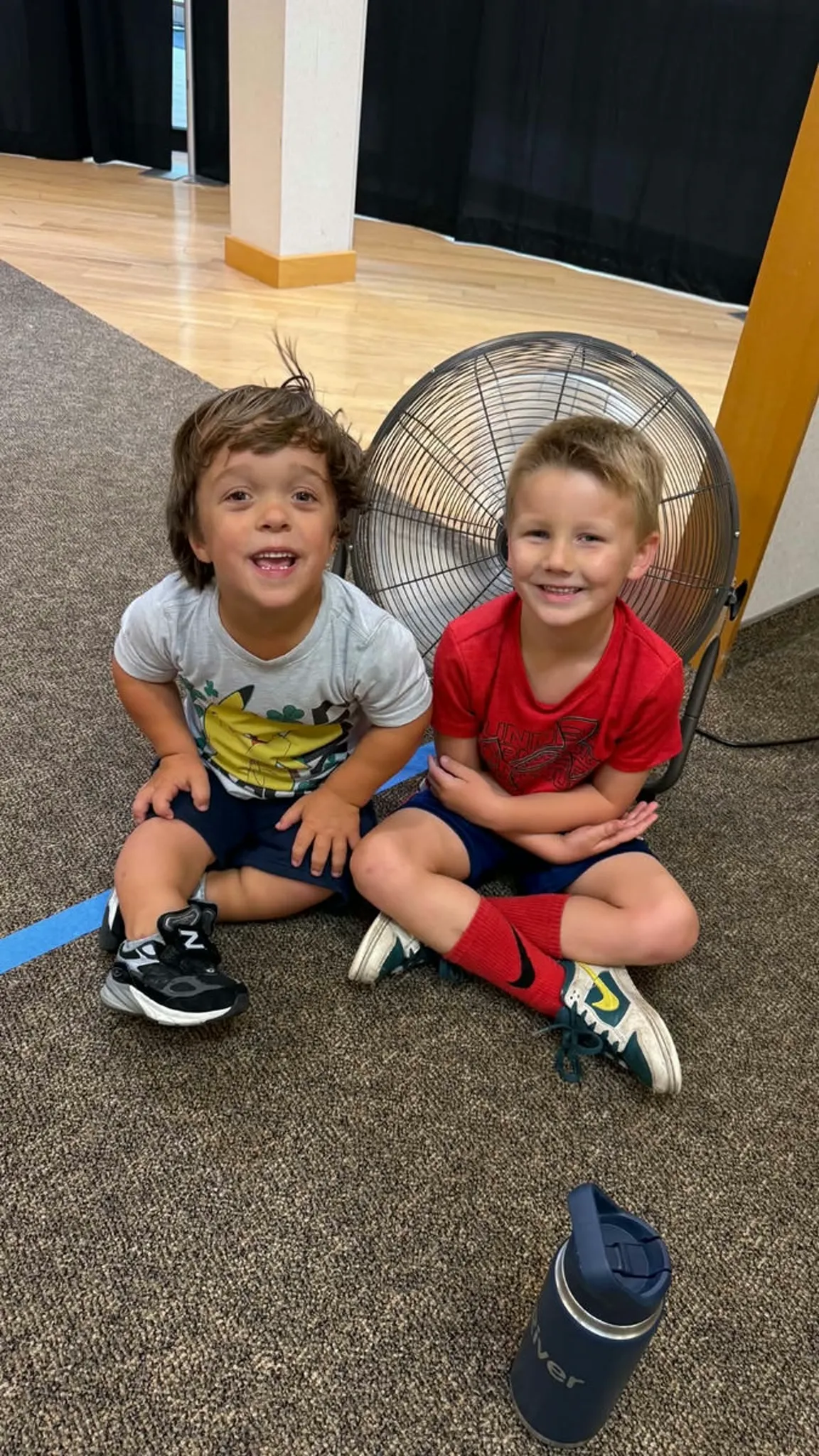 Kids in an Elevate Motion kids fitness class
