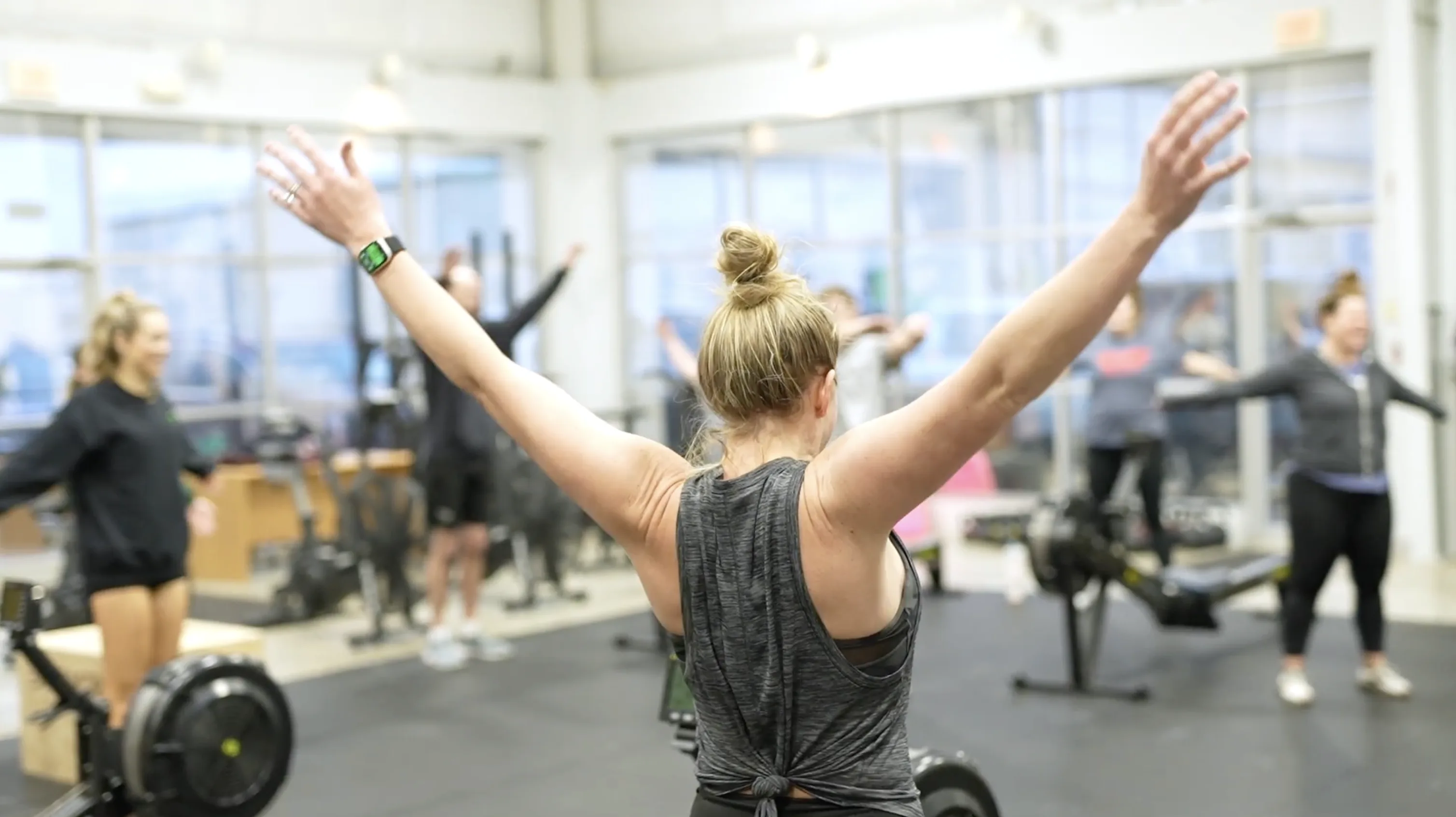 Yoga and mobility class at Elevate Motion